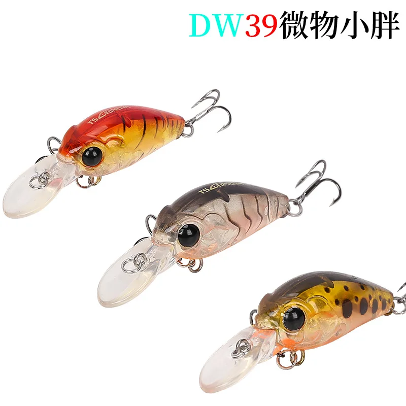Trulinoya Приманка Mini Little Fat 35 мм3. 8 г рок-н-ролл приманка жесткая приманка глубина 1,6-2. 0 м белый