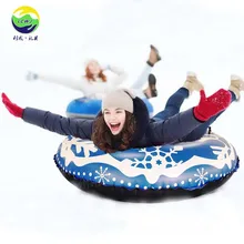 Защита окружающей среды ПВХ надувные лыжи Санки износостойкие Холодостойкие ПВХ надувные лыжи трубчатые лыжи
