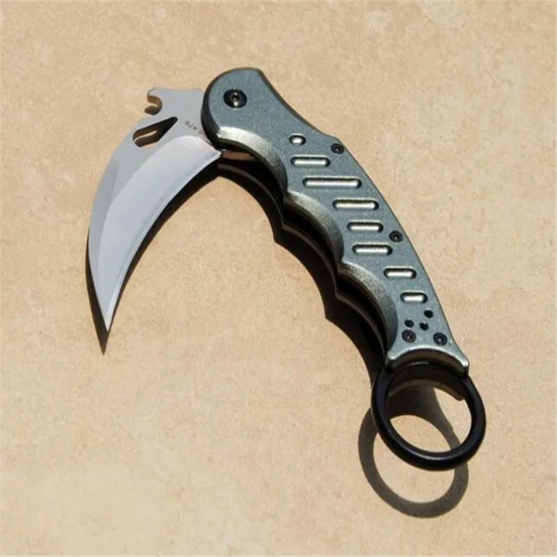 Керамбит Hawk claw 440C из стали и алюминия тактический складной инструмент с высокой