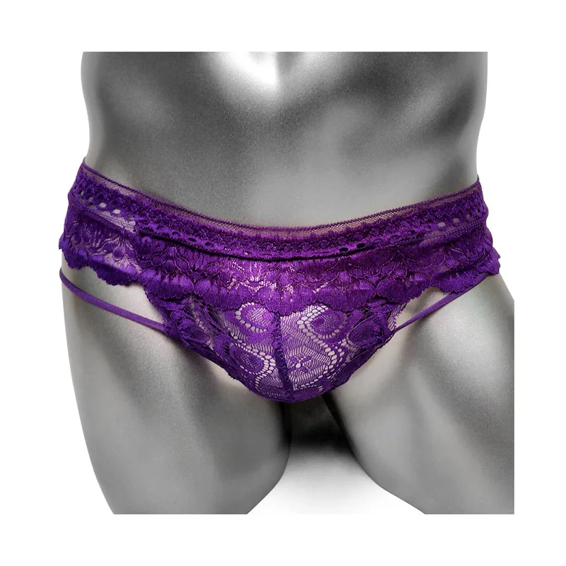 Пикантные Сисси Трусики нижнее белье лосины с цветами кружевными гофрированными