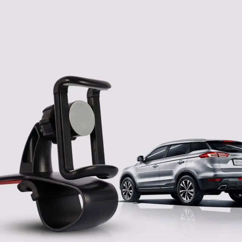 Автомобильный держатель для телефона с поворотом на 360 градусов держатель для сотового телефона зажим для приборной панели подставка