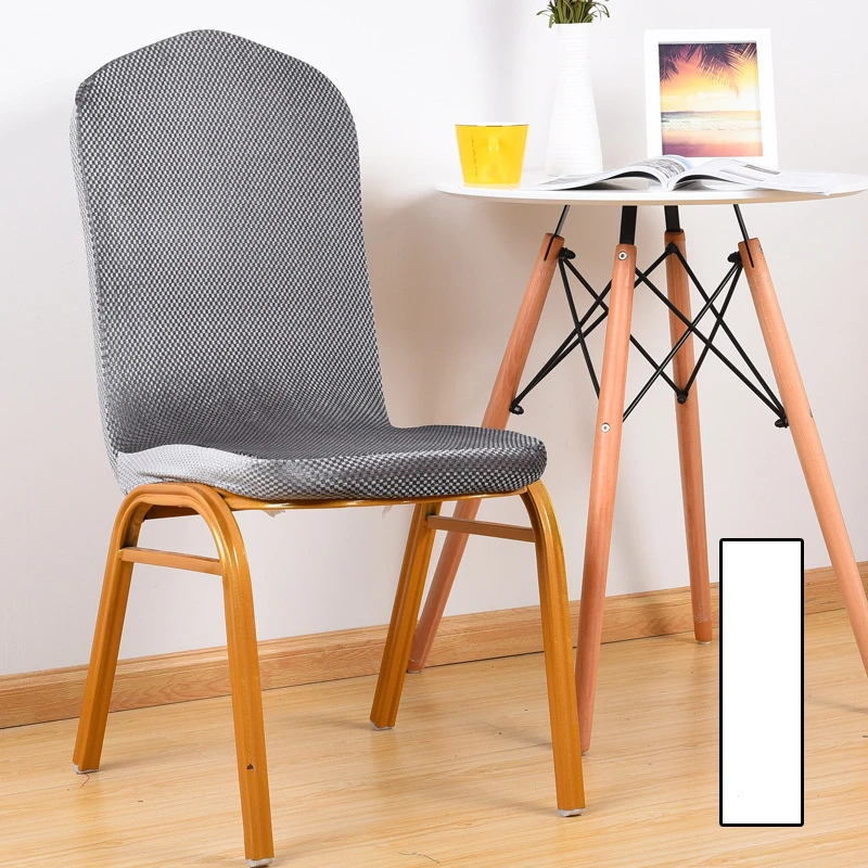 Plush hotel restaurant banquet simple style general chair stool cover stretch high grade
