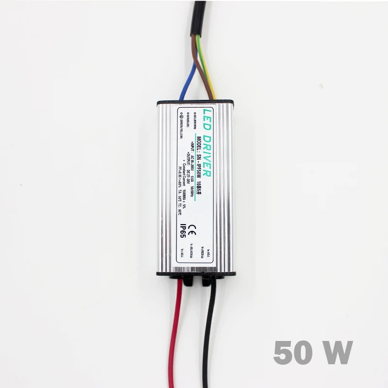 10-100W Wateerproof LED Light Driver AC 85-265V DC25-38V Transformer Power Supply Adapter for Led Lamp/Floodlight /Strip