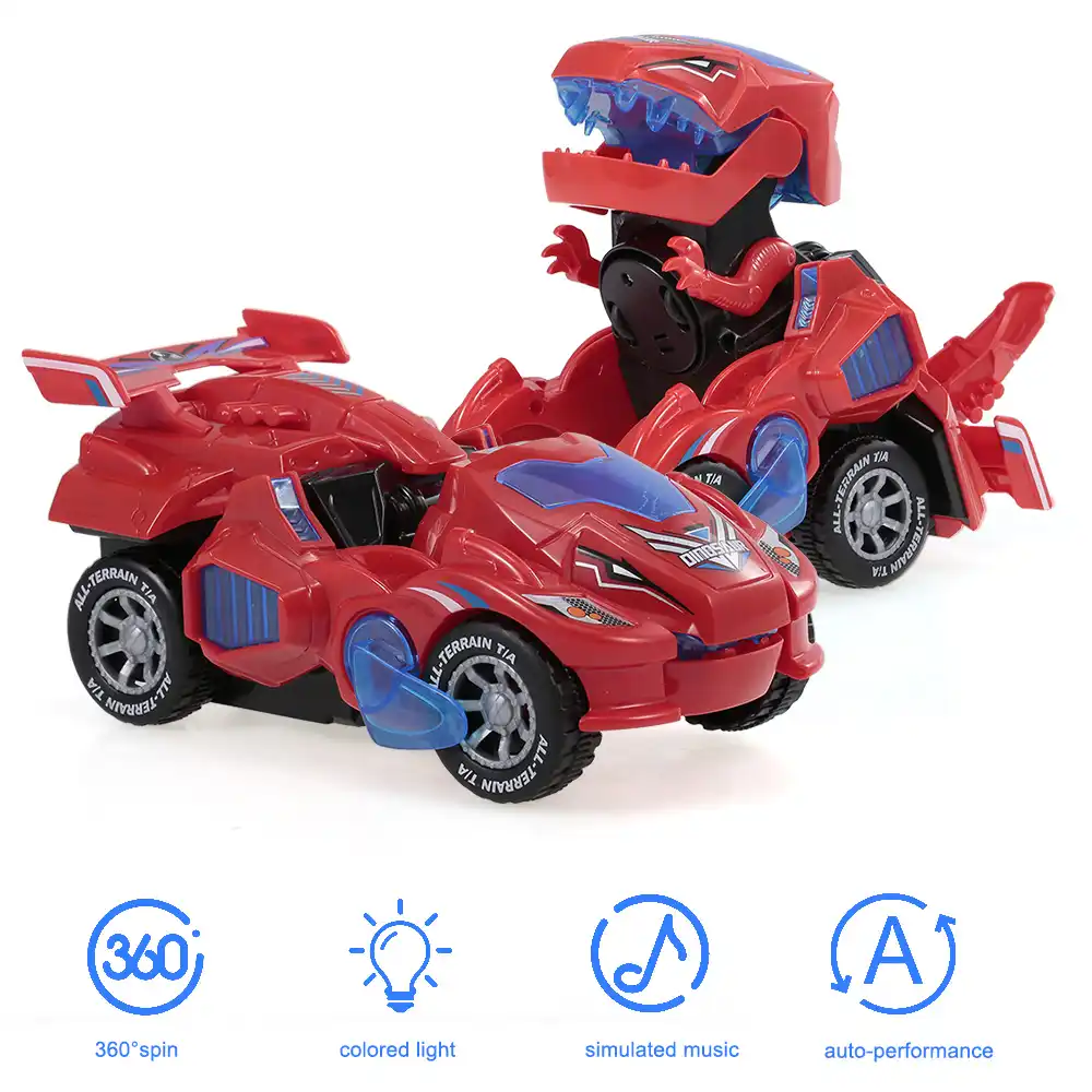 transformer dinosaur led car