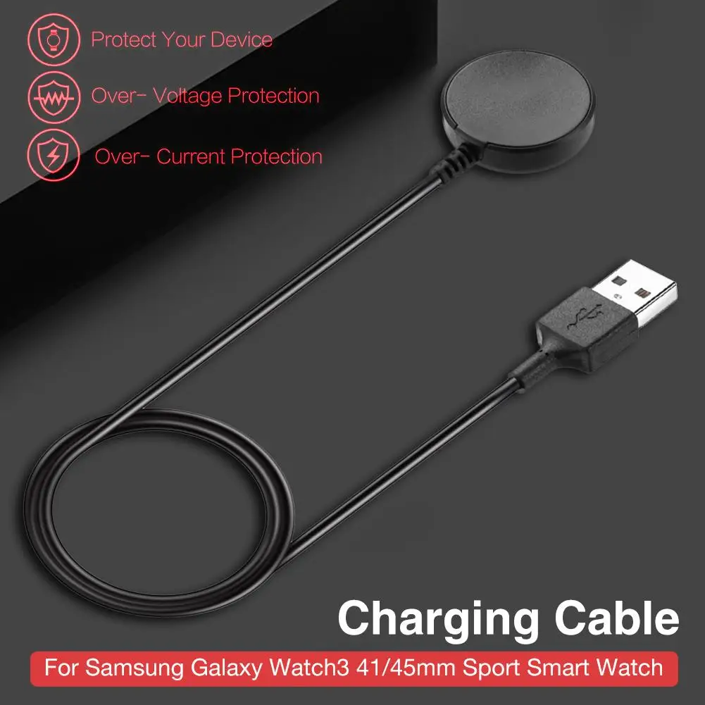 

2020 New Smartwatch Charger Adapter USB Charging Dock USB Cable Charging Base for Samsung Galaxy Watch3 41mm 45mm