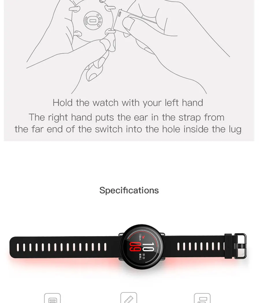 Для Xiaomi Huami Amazfit Stratos 2 2S Amazfit PACe браслет умные часы с ремнем сменный ремешок 22 мм Мягкие силиконовые наручные часы