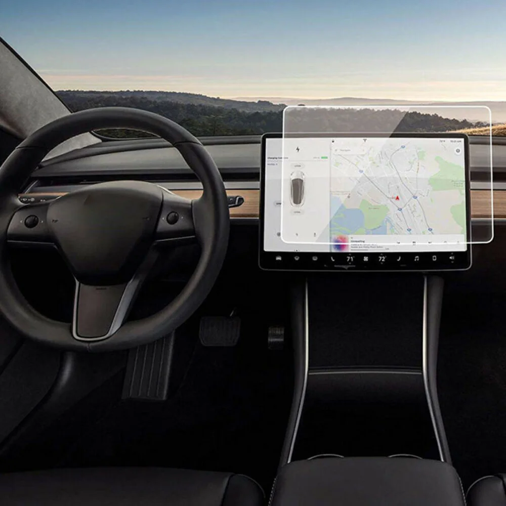 22 9*35 см Закаленное стекло Автомобильная навигационная Передняя пленка HD Blu Ray