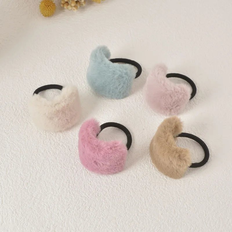 

2020 Autumn New Plush Curved Hair Ring Girl U-shaped Simple Travel Head Rope Hair Accessories