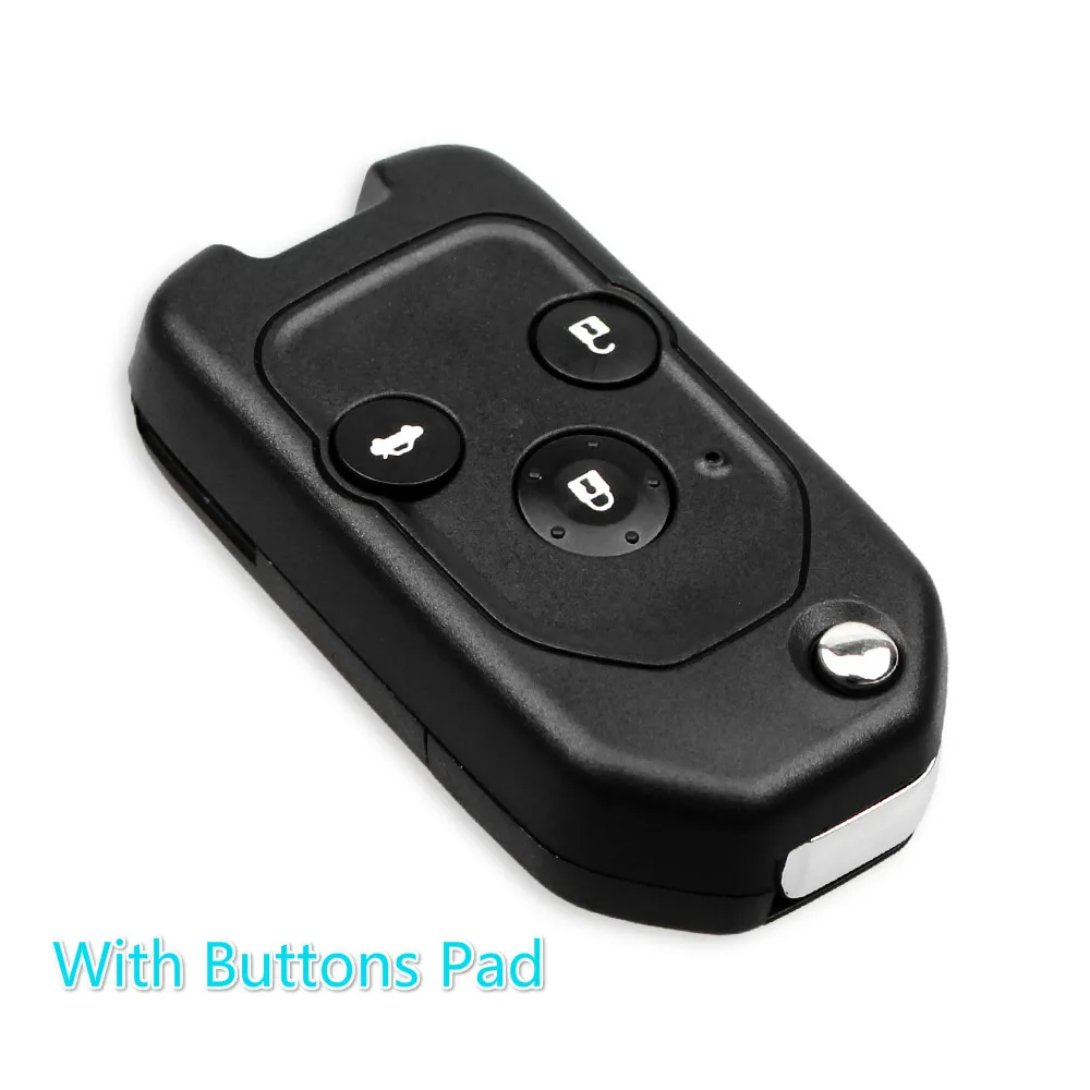 KEYYOU 2/2+ 1/3/3+ 1/пуговицы Складной флип дистанционного ключа автомобиля в виде ракушки чехол для хонда аккорд CR-V Civic Pilot Insight Ridgeline - Цвет: Model 6