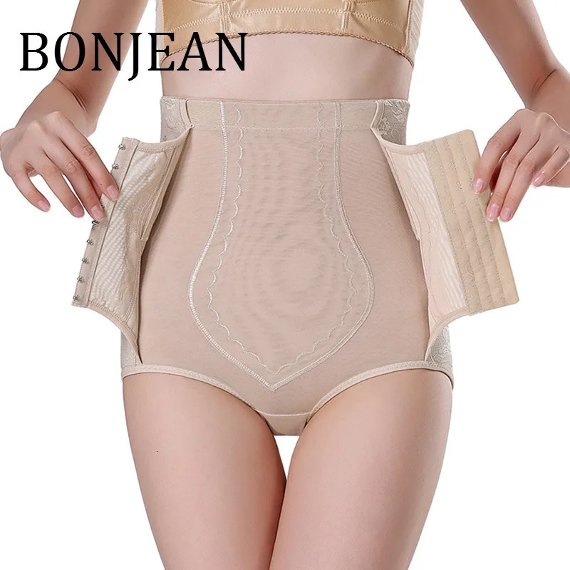 

BONJEAN Women Body Shaper Female Control Slim Sexy Shaped Underwear Tummy Corset High Waist Shapewear Panty Underwear BJ1908