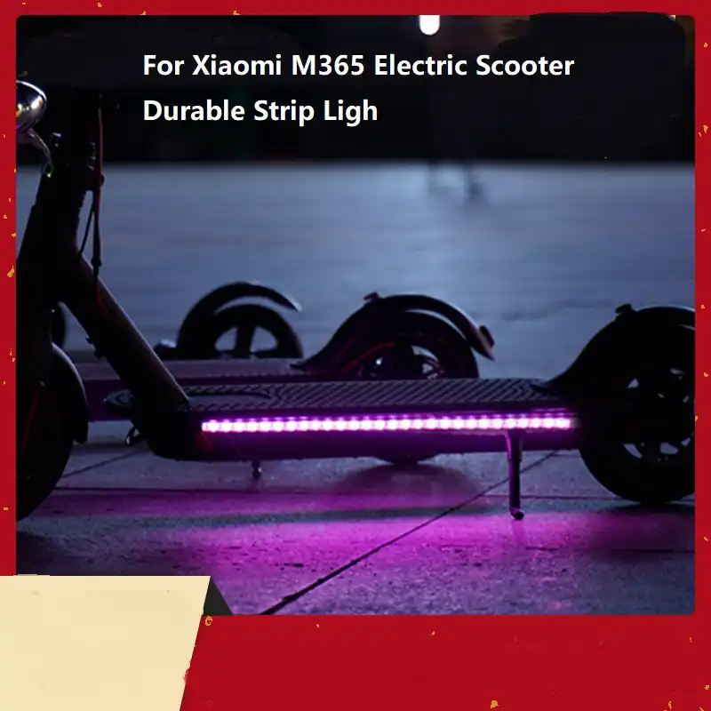 katlanabilir serit led el feneri xiaomi mijia m365 pro elektrikli scooter kaykay gece bisiklet guvenlik dekoratif isik scooter parts accessories aliexpress