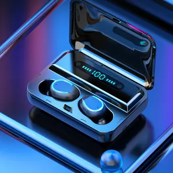 

F9-5 Bluetooth V5.0 Earphone Wireless Earphones Stereo Sport Wireless Headphones Earbuds headset 2000mAh Power For iPhone Xiaomi