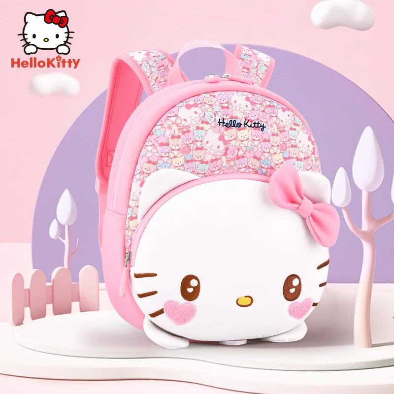 

Original Disney Hello Kitty Kindergarten School Bag Children 3 Years Old Girl Cartoon Cute Mini Girl Baby Anti-lost Infants
