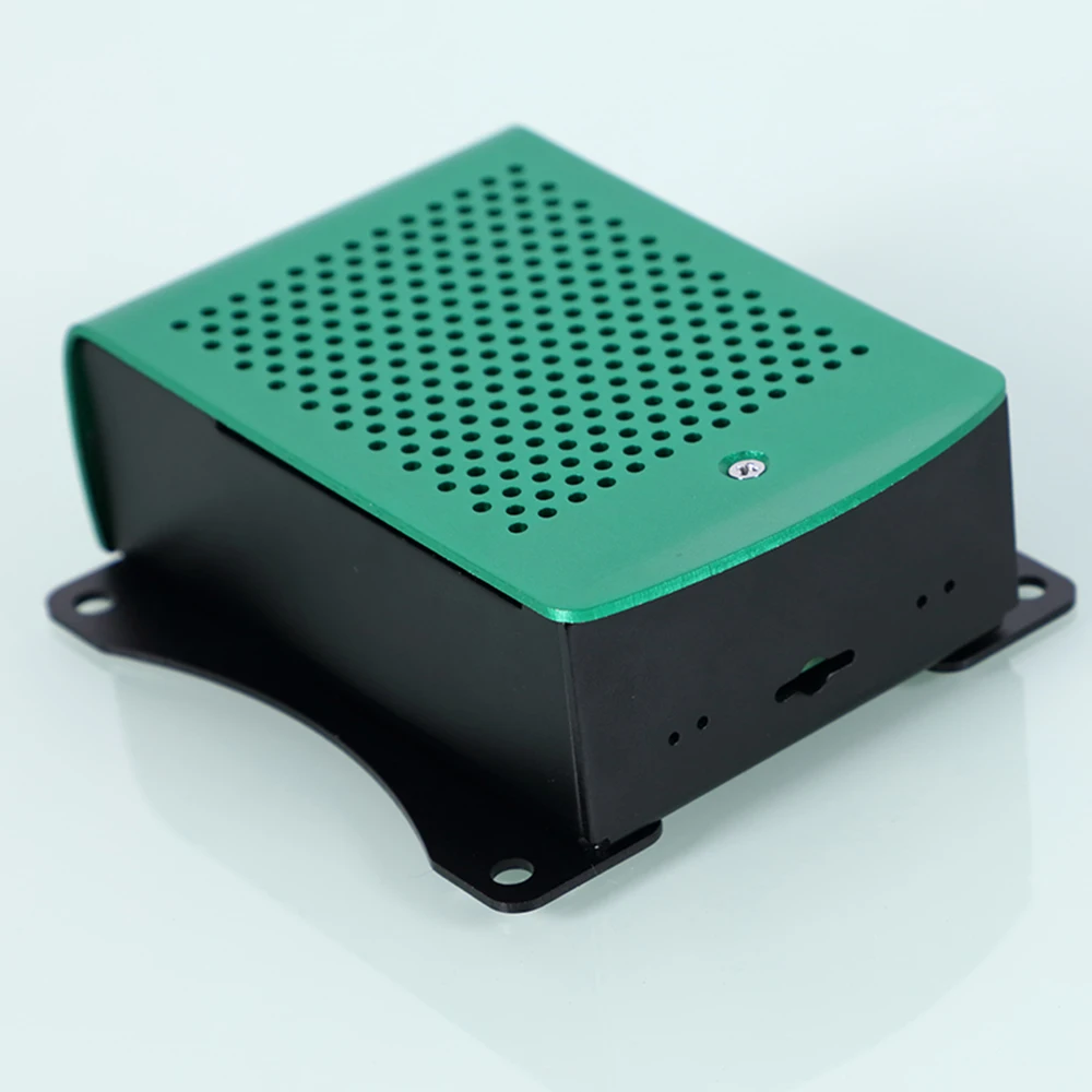 Корпус защитный корпус алюминиевый сплав для Raspberry Pi 4B/Raspberry Pi 4+ вентилятор охлаждения