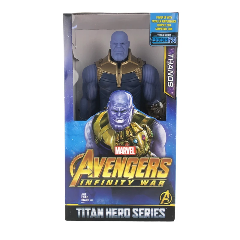 30 см Titan Hero Marvel Мстители 3 Бесконечная война танос фигурка игрушка ПВХ Коллекционная модель игрушки для детей