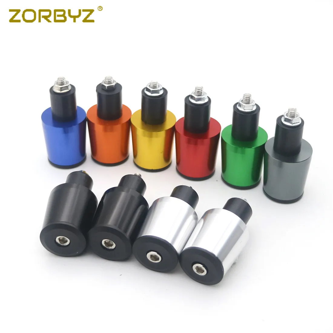ZORBYZ универсальный мотоцикл 22 мм ручка бар концы вилки сцепление крышка штепсельная вилка слайдер для Honda Kawasaki Suzuki уличный велосипед