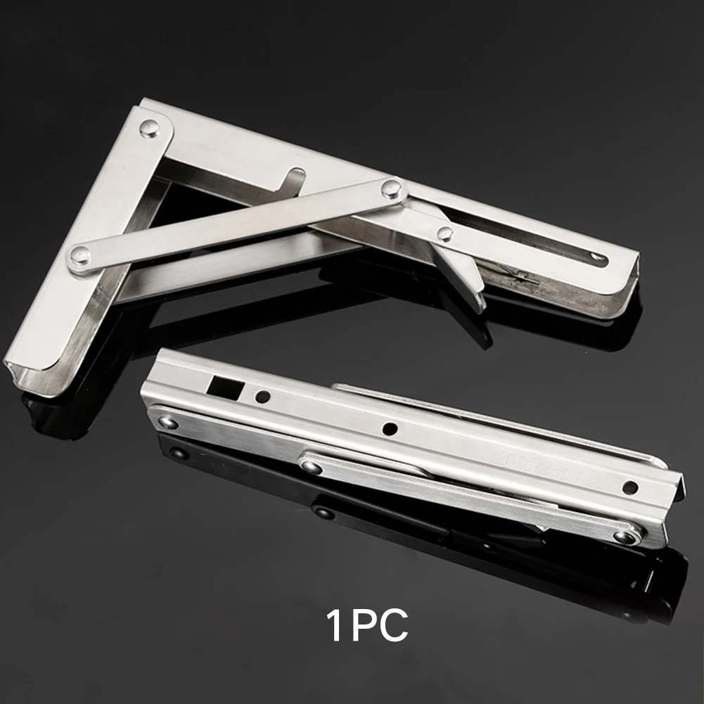 2 шт. Прочный кронштейн складной Треугольник DIY полка для подшипников Регулируемый Настенный стол домашний угол нержавеющая сталь
