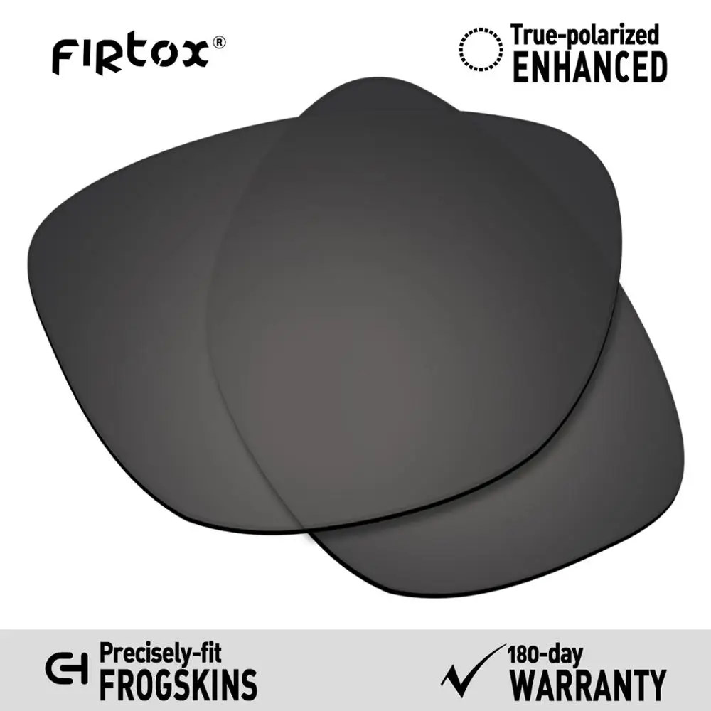 Black-Polarized Firtox настоящие поляризованные Сменные рассеиватели UV400 для солнцезащитных очков-солнцезащитных очков Оукли Frogskins OO9013(Только Совместимые линзы)-несколько цветов - Цвет линз: Black-Polarized