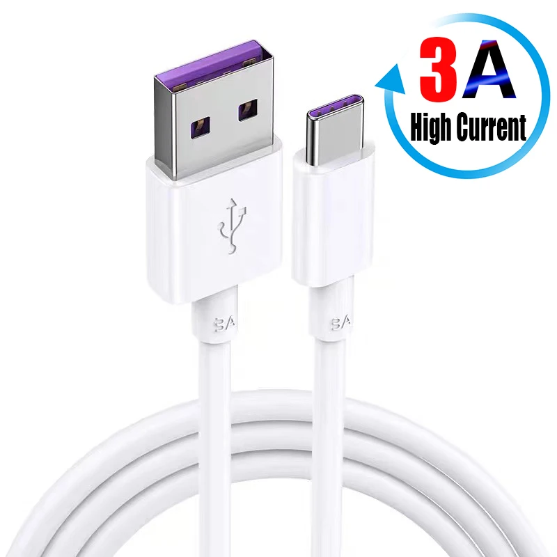 Кабель USB Type-C для быстрой зарядки 5 А Samsung S20 S9 S8 Xiaomi Huawei P40 P50 P30 Pro | Мобильные