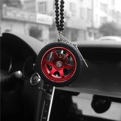 Автомобильные аксессуары, автомобильные аксессуары для колес, подвеска, высококачественный парфюм, подарок на день рождения, креативная индивидуальность - Название цвета: Оранжевый