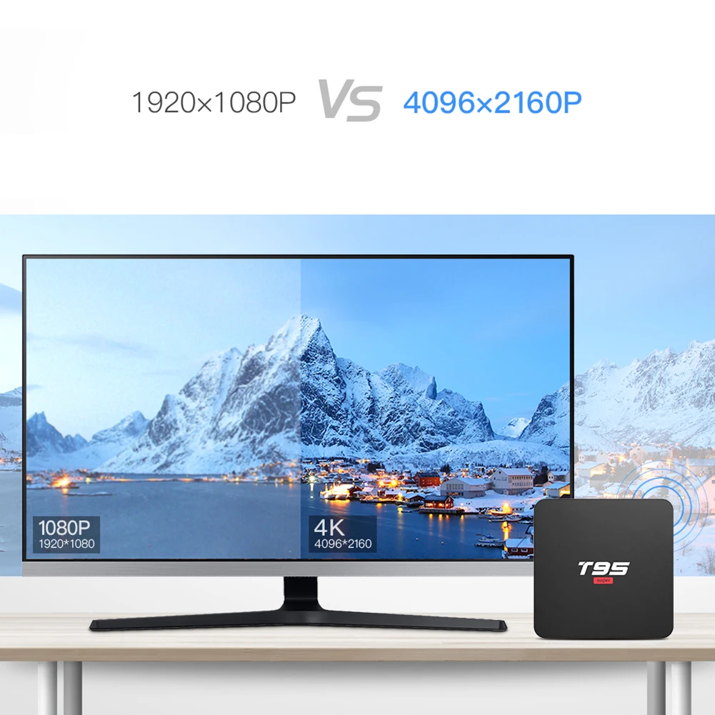 16GB T95 супер Смарт ТВ приставка Android 10,0 ТВ приставка Allwinner H3 Четырехъядерный 4K HDR 2,4 GHz Wifi плеер T95MAX комплект коробка