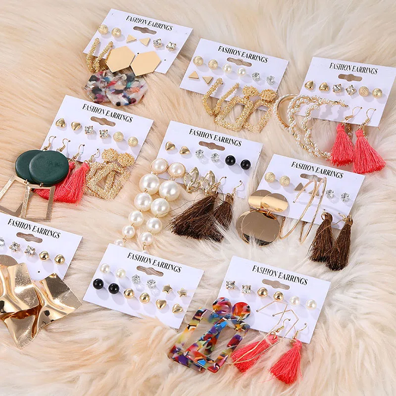 Женские серьги гвоздики в стиле бохо леопардовые подвески с кристаллами