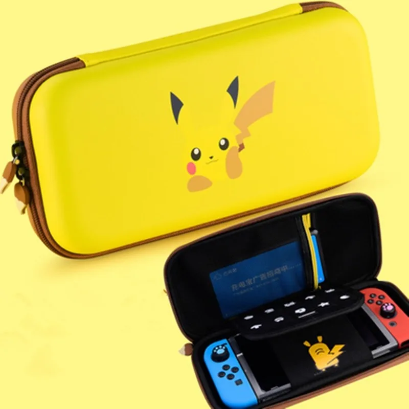 For Nintendo Switch Protection Bag Leather Card Slot Storage Bag Anti-fall Protection Set NS Game Hard Shell Storage Box