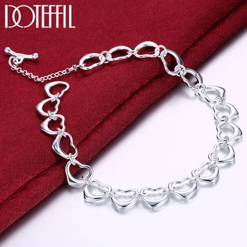DOTEFFIL-pulsera de plata para mujer 1