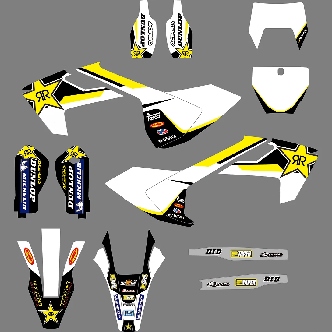 

For Husqvarna TE FE TX 2017 - 2019 TC FC FX FS 2016 - 2018 Decal Sticker Graphic