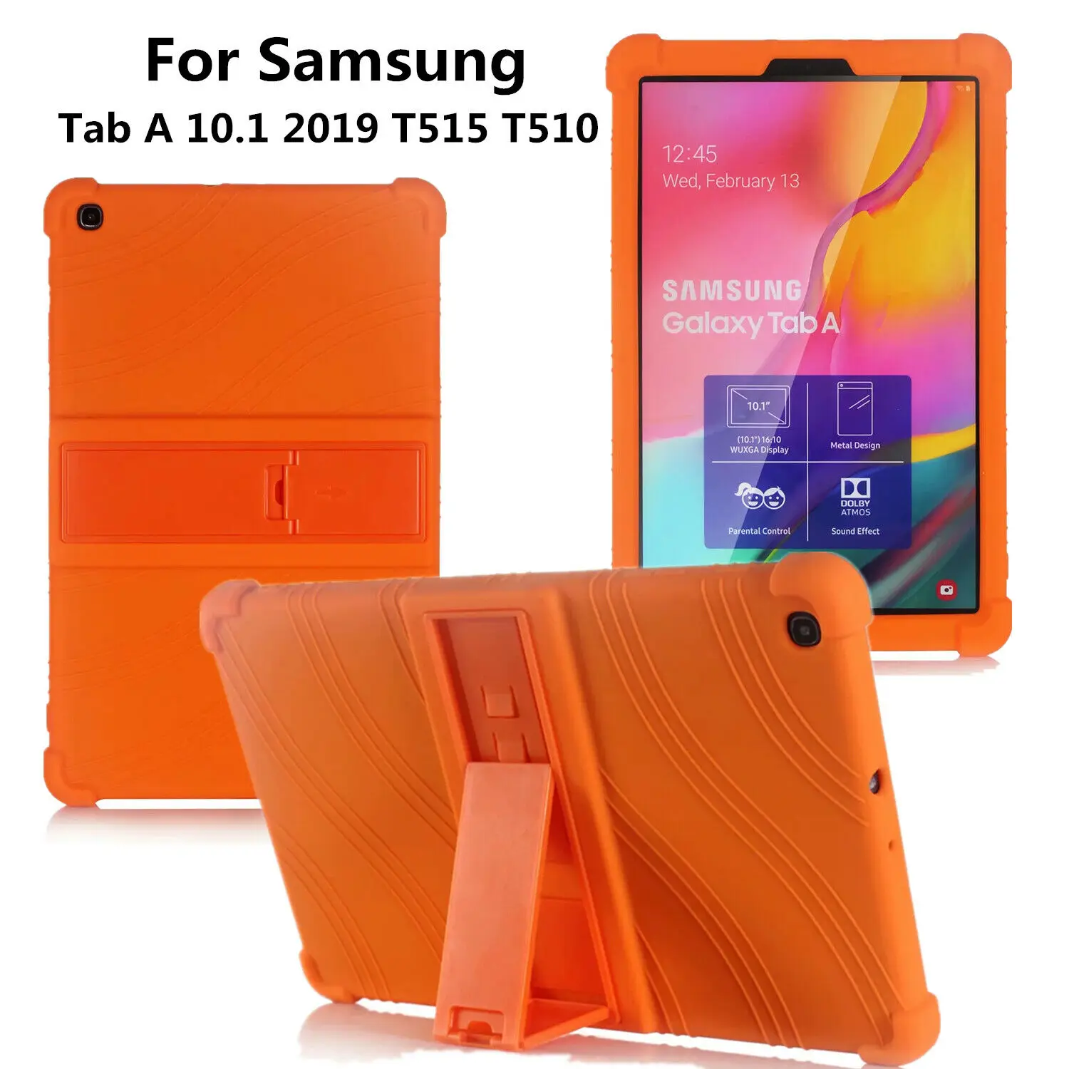 Чехол для Samsung Galaxy Tab A 10 1 SM T510 T515 чехол планшета подставка 2019|Чехлы планшетов и
