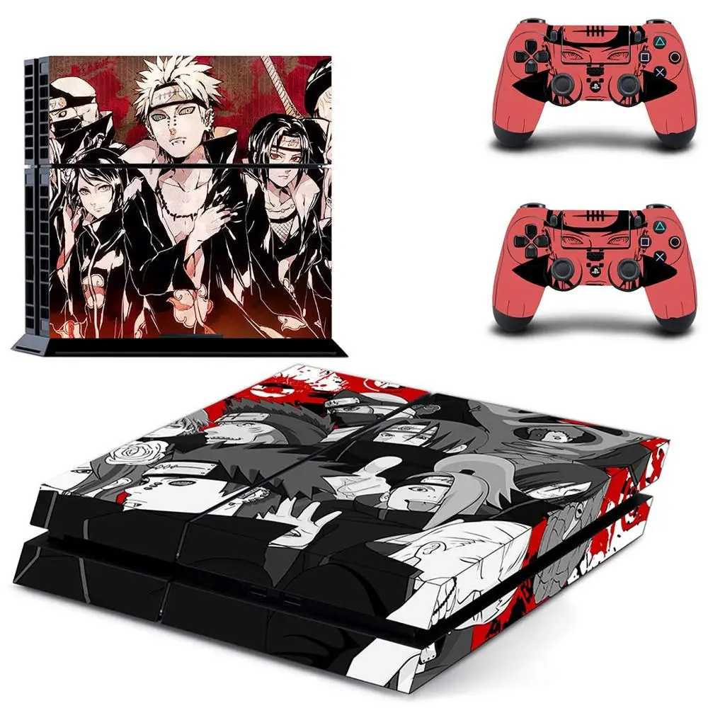 QPTM0395 Наруто-боруто наклейка для PS4 стикер полное покрытие лицевые панели наклейка виниловая для playstation 4 консоль и контроллеры наклейка для PS4 наклейка - Цвет: QPTM0395