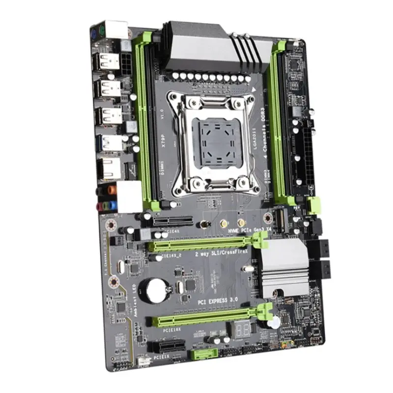 Прямая поставка X79T DDR3 PC USB 2,0 материнская плата LGA 2011 процессор компьютерная игровая поддержка M.2 E5-2680V2 i7 SATA 3,0 USB 3,0 для Intel B75
