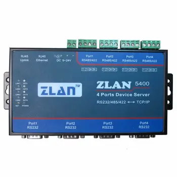 

ZLAN5843A 8 port RS232 RS485 to Ethernet converter multiple serial device server switch Modbus Gateway replace ZLAN5800/5840