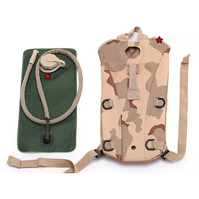 ТПУ 2.5L сумка для воды Molle сумка для воды гидратационный Рюкзак Военная Тактическая водонепроницаемая сумка с мочевым пузырем для пешего туризма альпинизма велоспорта