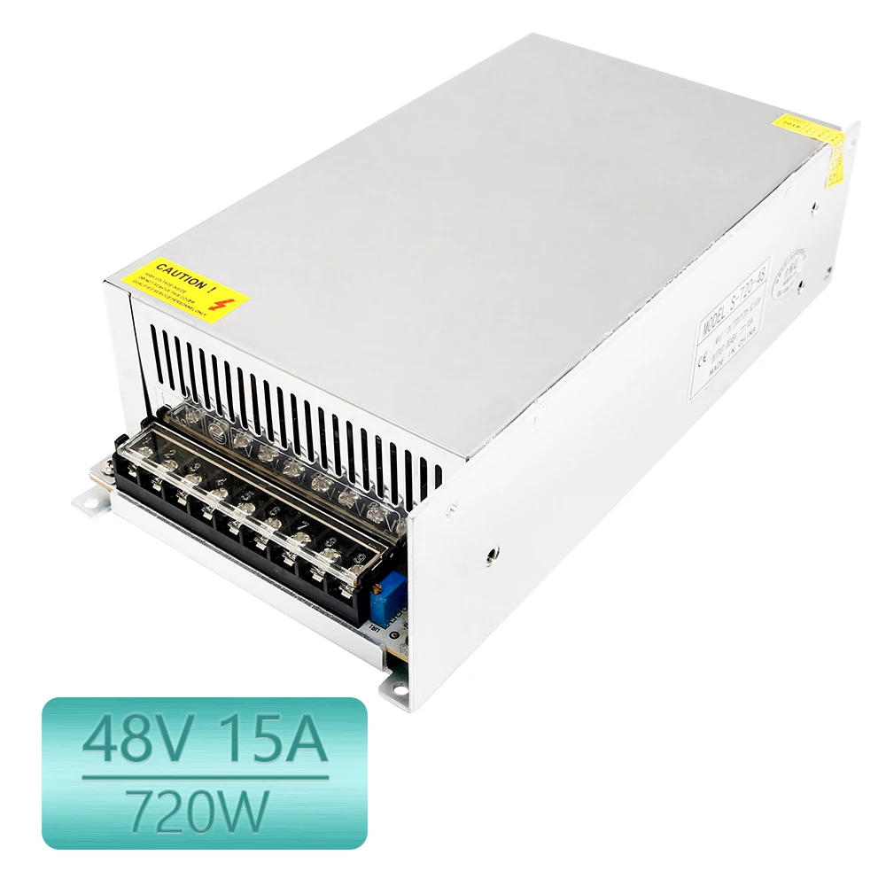 AC 110V или 220V к DC 48V 15A CNC шаговый Драйвер питания PSU для маршрутизатора с ЧПУ