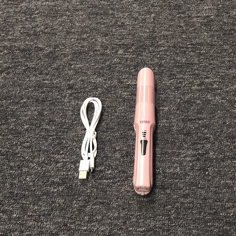 Стиль беспроводной выпрямитель для волос мини-плойка USB Перезаряжаемый рулон прямой двойного назначения фанера производители Di