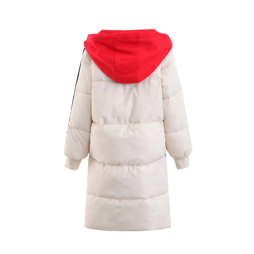Новое поступление, Abrigos Mujer Invierno, длинное зимнее пуховое пальто для женщин, хлопковая стеганая куртка, Женская пуховая куртка, Рождественский большой размер