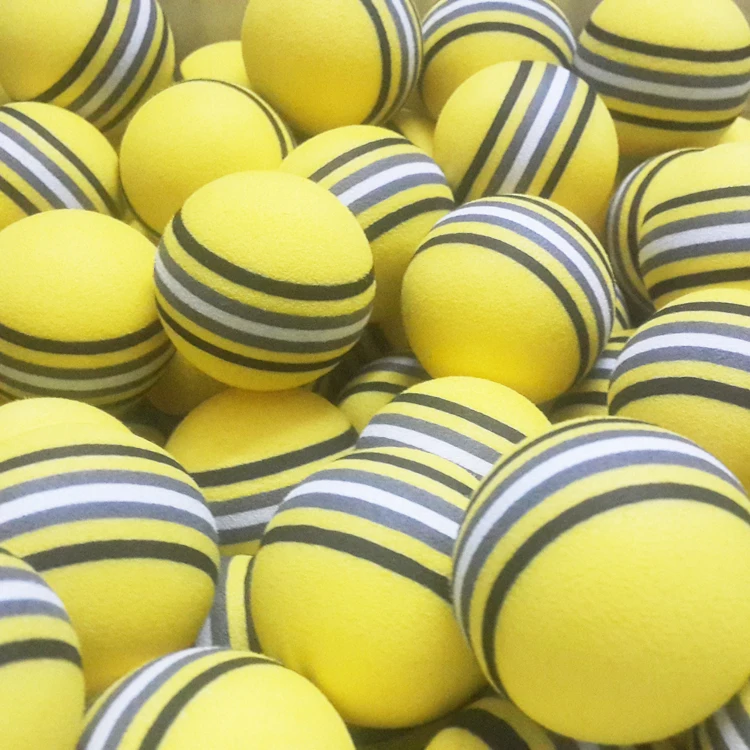 50 шт./Сако EVA Espuma Bolas de Golfe Горячая новинка желтый/красный/синий Радужный Esponja Treinamento bola de pratica de golfe Indoor ajuda