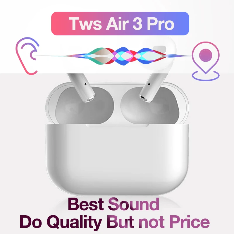 

Original i90000 Pro TWS Wireless Bluetooth Earphone Headphone Air 3 pro Touch Bass Stereo Earbuds For Mobile Phones Handsfree