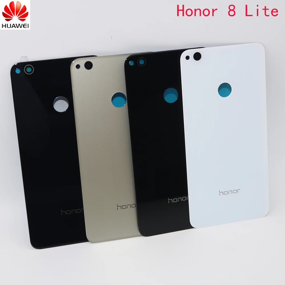 Задняя стеклянная крышка аккумулятора для Honor 8 Lite Корпус задней двери панель Huawei