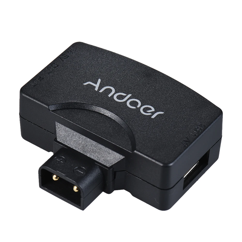 Usb-переходник Andoer D-Tap на 5 В для v-образного крепления аккумулятора камеры видеокамеры для BMCC для iPhone iOS Android монитор смартфона