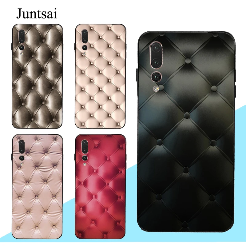 Стеганый текстурный чехол с рисунком дивана для Huawei P20 P30 P40 Pro P10 Lite Mate 10 20 30 P Smart 2019