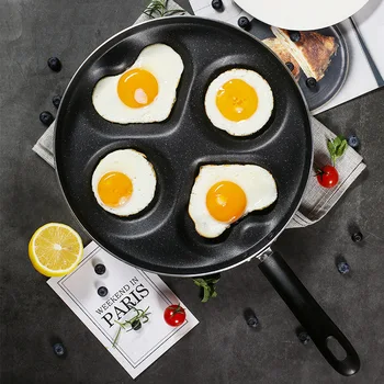

Fried Eggs Useful Product Hole Love Non-stick Pot Fried Egg Abrasives ji dan guo Nonstick Pan Do egg dumplings Mould