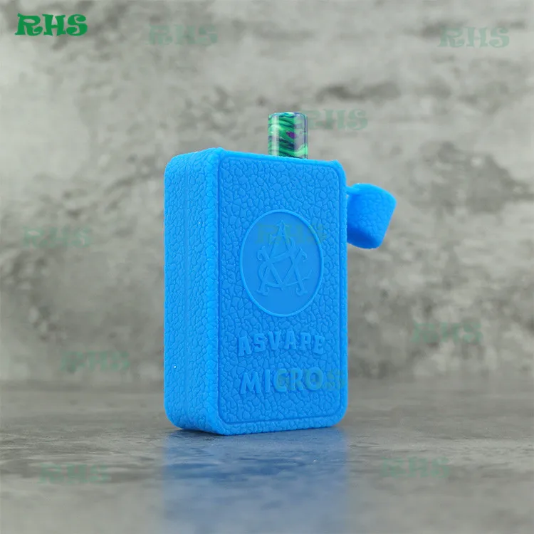 50 шт.~ RHS Силиконовый чехол для ASVAPE MICRO Mod Kit 1100 мАч 7 цветов на выбор