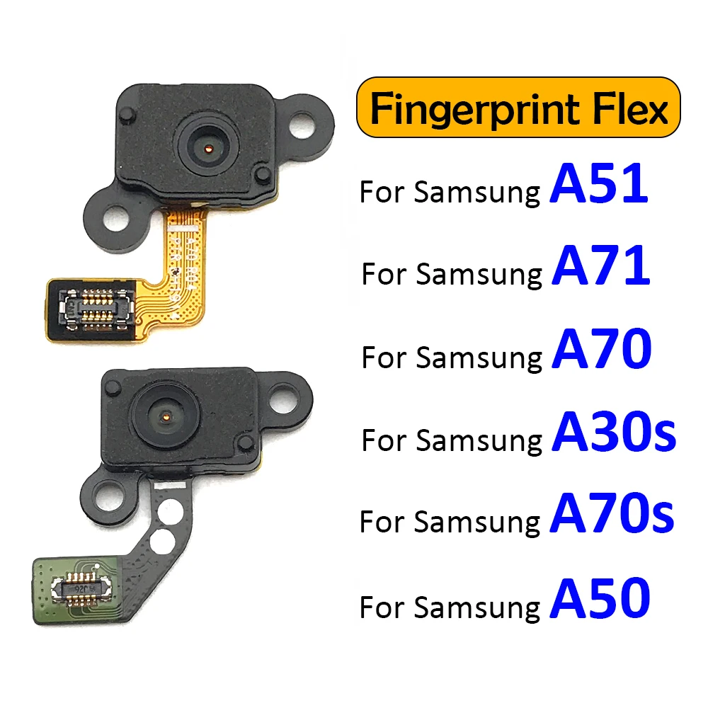Шлейф датчика отпечатков пальцев для Samsung Galaxy A50 A505FN A70 A705F A30s A307F A51 A515F A70s A707F A71 A715F |