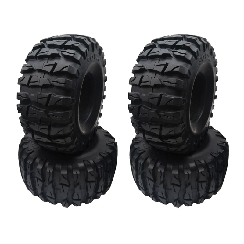 4Pcs Rock Crawler 2.2 Inch Tires Soft 138Mm Tyre with Foams for Axial Wraith RR10 SCX10 Jeep Wrangler TRX-4 WHEEL | Игрушки и хобби