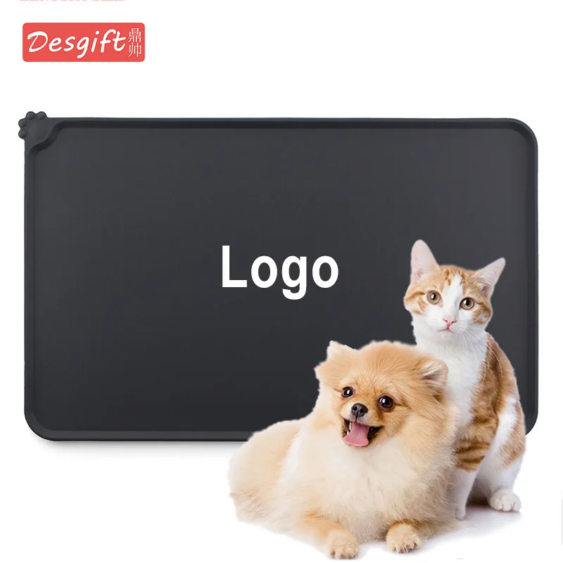 

Extra-large No. Silica Gel Pet Placemat DOG'S Paw Pet Pad Cat gou shi pen Pad Dog Bowl Coaster Car Mat Dog Plate