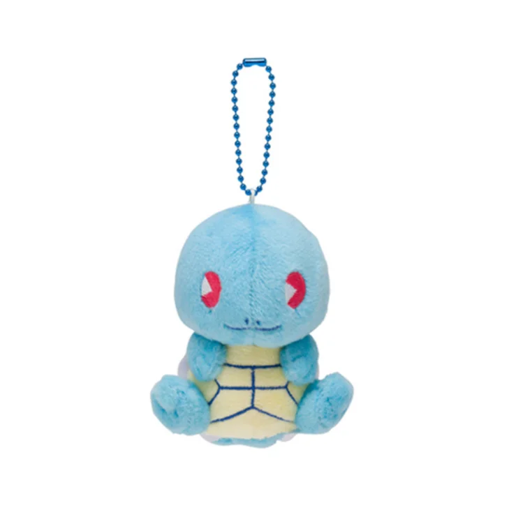 6 шт./лот, восхитительная газированная вода, серия Squirtle Totodile Piplup Froakie Mudkip popplio, подвесная плюшевая кукла, милая игрушка для подарка другу