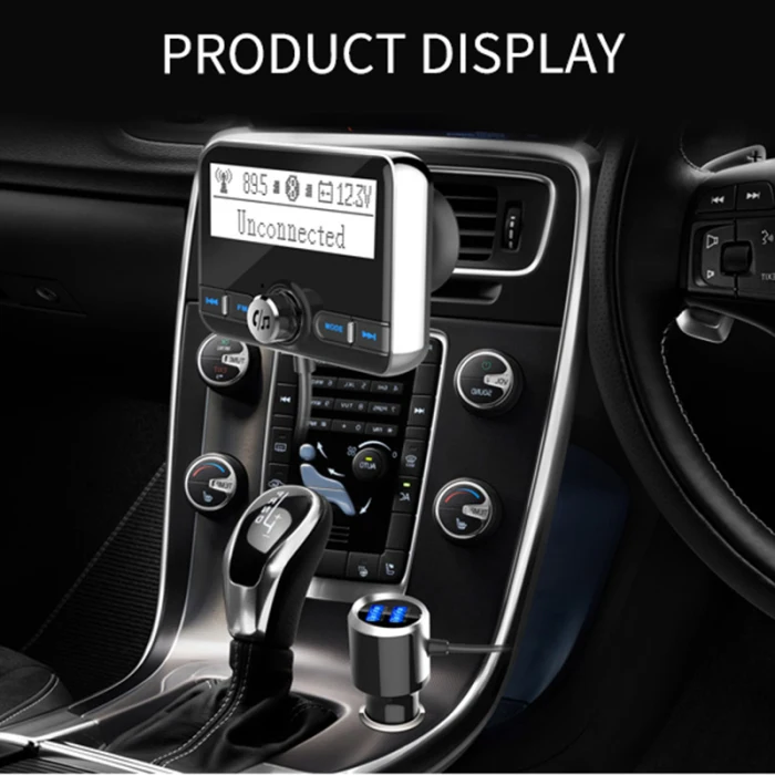 Bluetooth FM беспроводной автомобильный передатчик FM модулятор Автомобильный MP3-плеер комплект с быстрым зарядным устройством OD889
