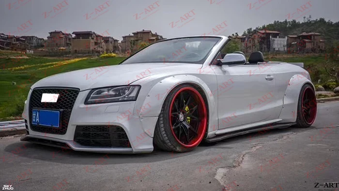 Z-ART wide aerokit для Audi A5 S5 2008-2012 комплект расширителей колесных арок ДЛЯ Audi A5 Coupe тюнинговый Комплект кузова для Audi A5 cabriolet набор для переделки кузова